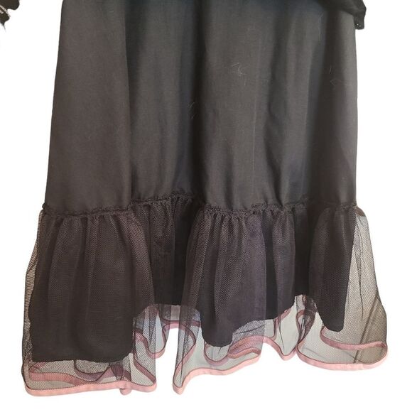 Rare Too Dress Petticoat Bow Floral Polka Dots‎ Embroidery Girls sz 8 - Picture 8 of 13